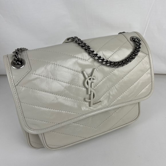 Saint Laurent Handbags - New Saint Laurent Niki Shoulder Bag in White